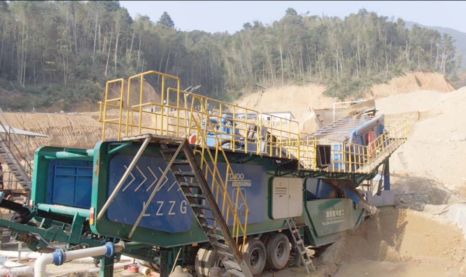 YD系列移動洗砂站
